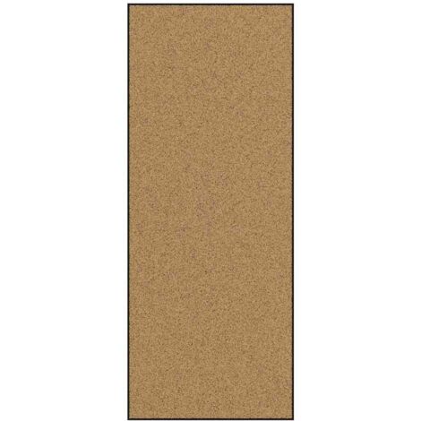 Felpudo Otro Crema y Negro 120 x 300 cm Poliamida y PVC vidaXL