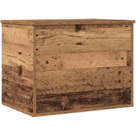 vidaXL Caja de Almacenamiento Madera vieja 60 x 42 x 46 cm