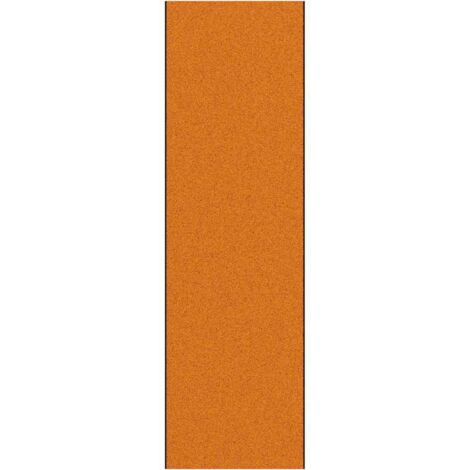 Felpudo Otro Naranja y Negro 120 x 400 cm Poliamida y PVC vidaXL