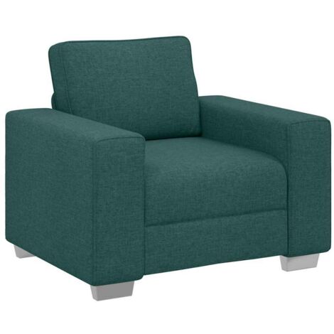 Sofá Verde oscuro 100 x 77 x 82 cm tela vidaXL