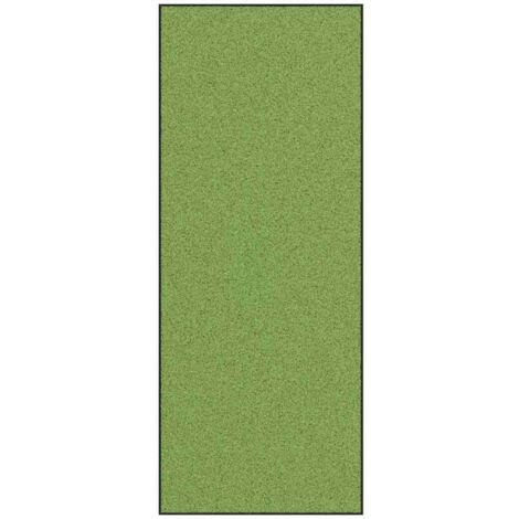 Felpudo Otro Verde y Negro 120 x 300 cm Poliamida y PVC vidaXL