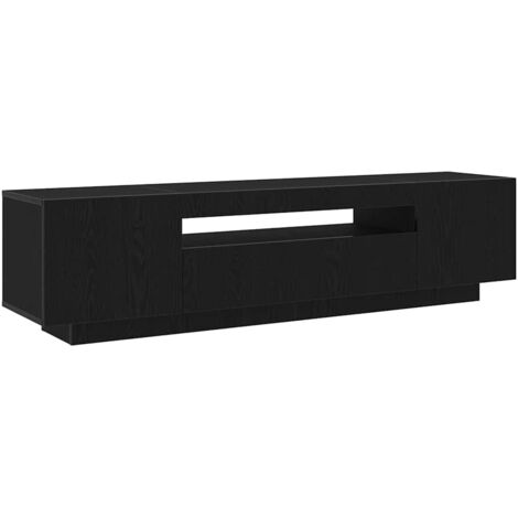 Gabinete de TV Negro 160 x 35 x 40 cm Madera contrachapada vidaXL