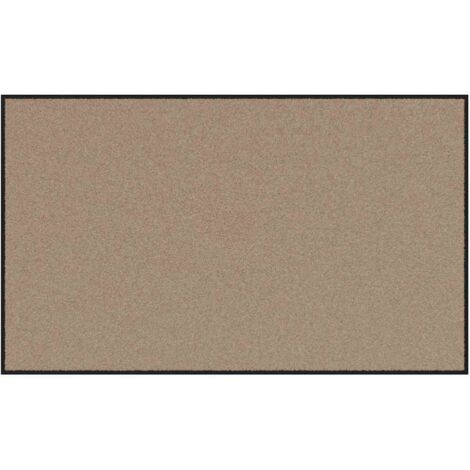 Felpudo Otro Beige y Negro 90 x 150 cm Polipropileno y vinilo vidaXL