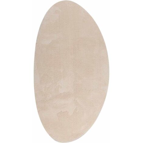Alfombra HUARTE Beige 80 x 150 cm Poliéster vidaXL
