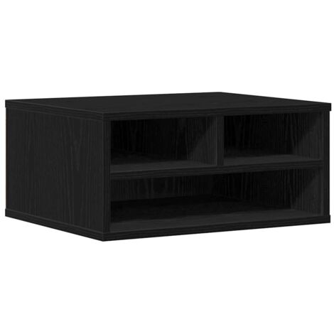 Soporte para Impresora Roble negro 49 x 40 x 22.5 cm vidaXL