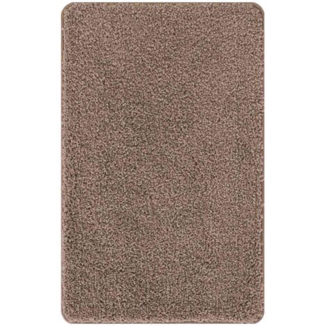 Alfombrilla de baño antideslizante Marrón 50 x 80 cm PP vidaXL (1/5)