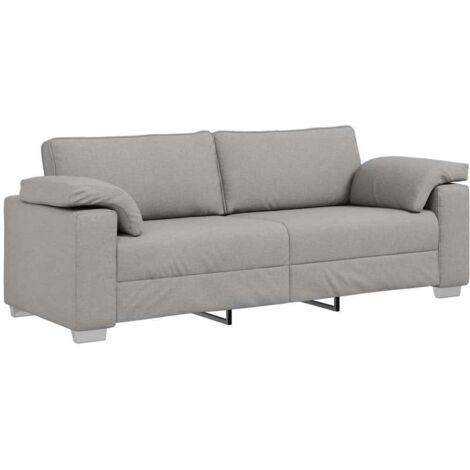Sofá Gris Nube 219 x 77 x 82 cm tela vidaXL
