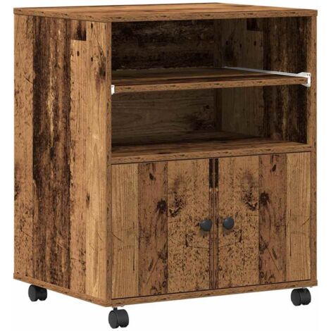 Soporte para Impresora Madera vieja 60 x 48 x 74 cm vidaXL
