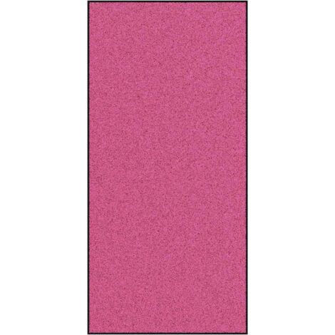 Felpudo Otro Rosa y Negro 120 x 250 cm Poliamida y PVC vidaXL