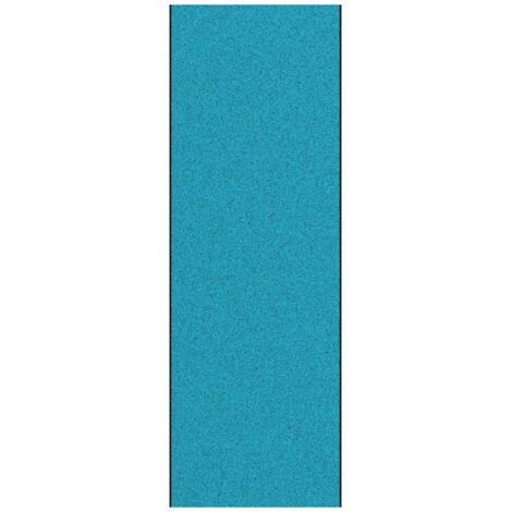 Felpudo Otro Cian y Negro 120 x 350 cm Poliamida y PVC vidaXL