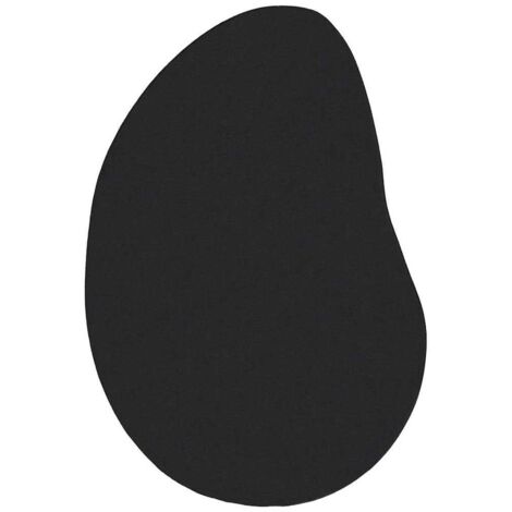 Alfombra Negro 120 x 170 cm Poliéster vidaXL