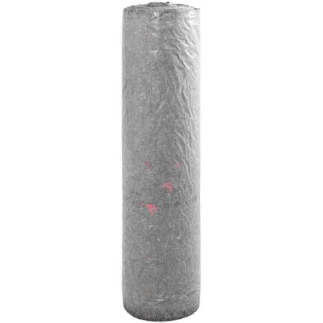 Forro Polar de Piscina Gris 1 x 10 m Poliéster y algodón vidaXL