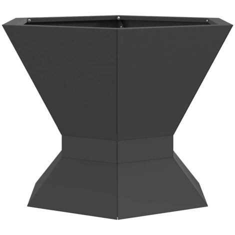 Hoguera Negro 50 x 50 x 40 cm Acero vidaXL