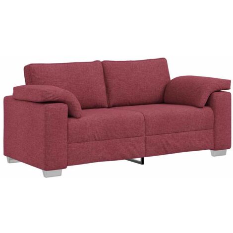 Sofá Rojo vino 180 x 77 x 82 cm tela vidaXL