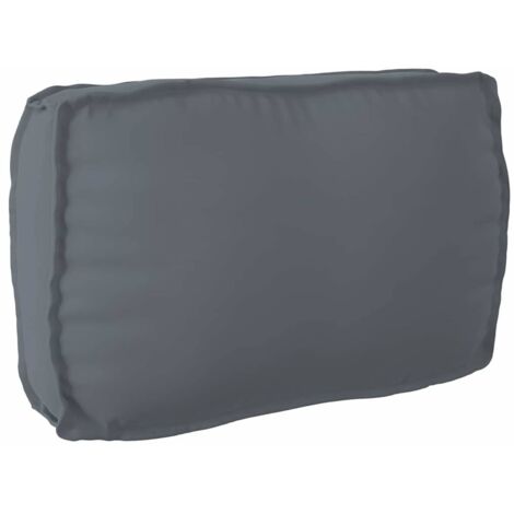 Cojín de palé para respaldo Antracita 70 x 40 x 12 cm vidaXL