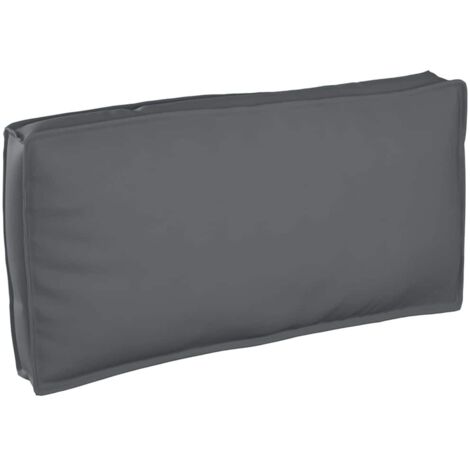 vidaXL Cojín de palé para asiento / respaldo Antracita 120 x 60 x 12 cm