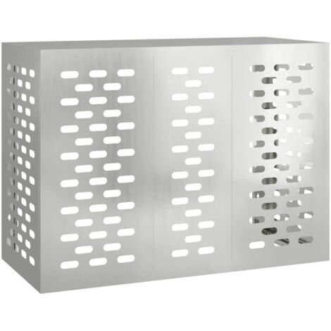 Funda para Aire Acondicionado Plateado 110 x 50 x 80 cm vidaXL
