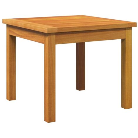 Mesa lateral Marrón Madera maciza de Acacia vidaXL