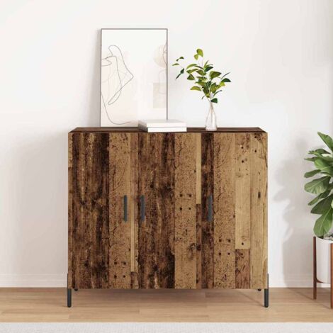 Vitrina Madera vieja 90 x 34 x 80 cm Madera contrachapada vidaXL
