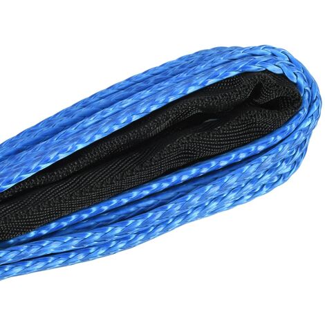 Cable de cabrestante azul 5 mm x 9 m vidaXL