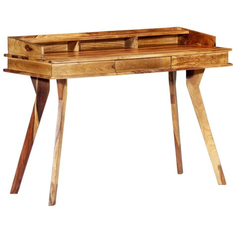 Escritorio de madera maciza de sheesham 115x50x85 cm vidaXL