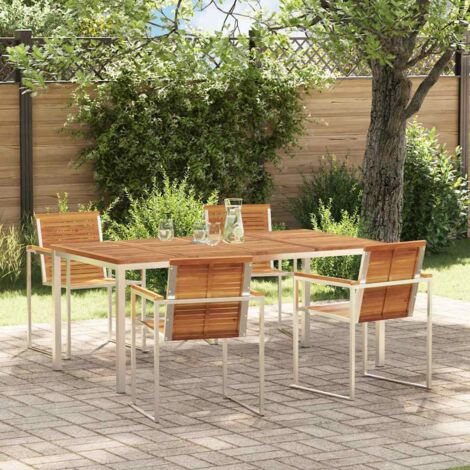 Conjunto de Comedor de Jardín 5 pcs vidaXL (1/5)