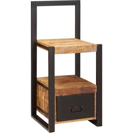 Perchero Marrón 40 x 40 x 90 cm Madera maciza de Mango vidaXL