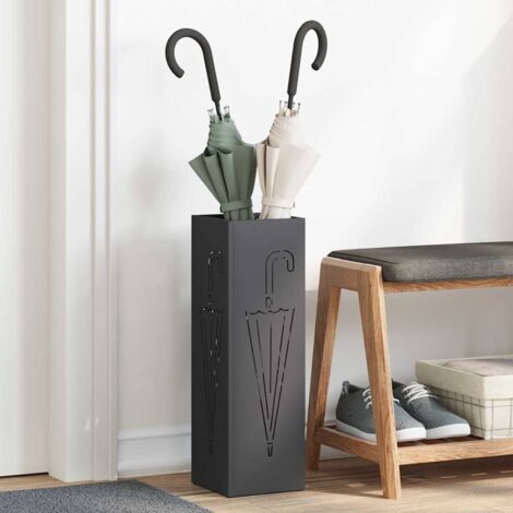 Soporte para sombrilla Negro 15.5 x 15.5 x 49 cm Metal vidaXL