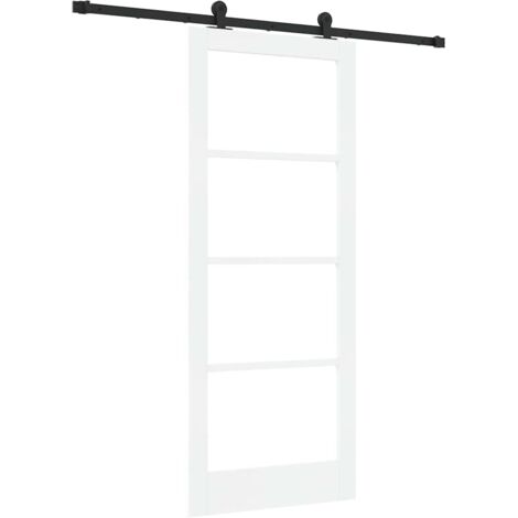Puerta Corredera ORKDAL y Negro 83 x 202 cm vidaXL (1/5)