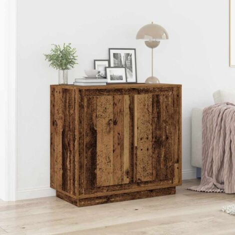 Aparador Madera vieja 80 x 34 x 75 cm Madera contrachapada vidaXL