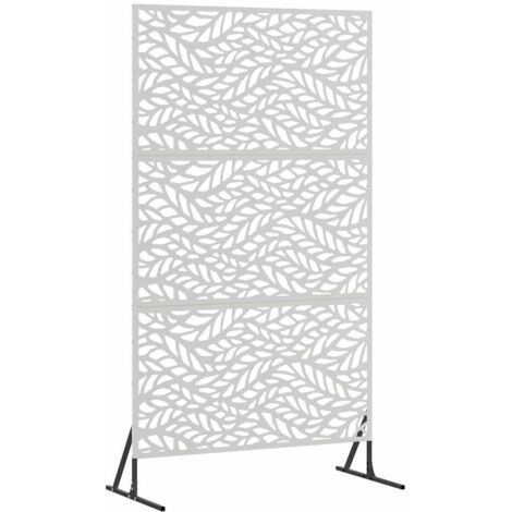 Pantalla de Privacidad 100 x 50 x 180 cm Acero inoxidable vidaXL (1/5)