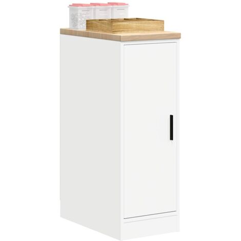 vidaXL Armario de almacenamiento para garaje blanco 30x51x85 cm