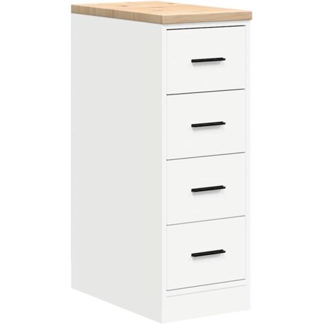 Armario de almacenamiento para garaje blanco 30x51x85 cm vidaXL