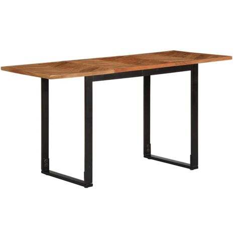 Mesa de comedor 140x70x75 cm madera maciza acacia vidaXL (1/5)