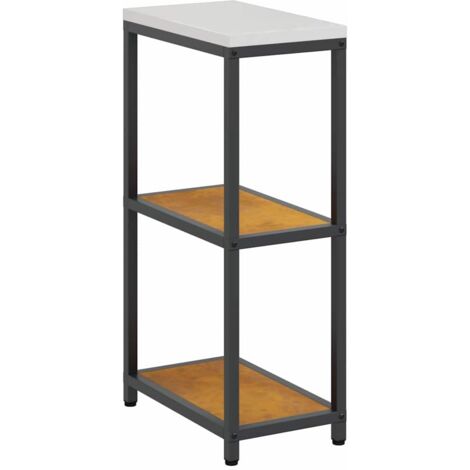 Estante de almacenamiento de cocina Oxidado Acero ennegrecido vidaXL