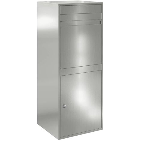 Caja de entrega de paquetes Negro 41 x 38 x 103 cm vidaXL