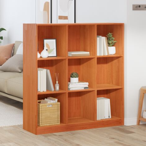 Mueble de Libros / Divisor de Habitación Marrón cera vidaXL