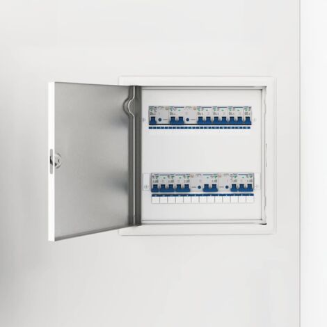 Panel de acceso Blanco 30 x 30 cm Acero vidaXL