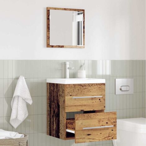 Juego de muebles de baño con cajón Marrón 41 x 38,5 x 48 cm vidaXL
