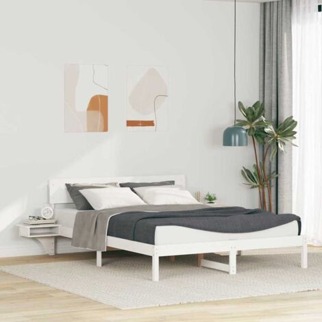 Estructura de cama 160 x 200 cm Madera de pino macizo vidaXL (1/5)