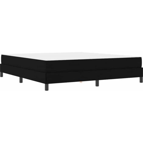 Cama tipo Box Spring con colchón Negro 180 x 200 cm tela vidaXL (1/5)