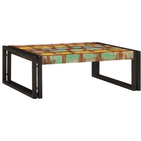 Estante de baño 65 x 50 x 23 cm Madera maciza de Mango y Hierro vidaXL