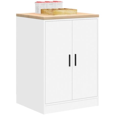Armario de almacenamiento para garaje blanco 60x51x85 cm vidaXL