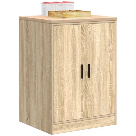 Armario de almacenamiento para garaje Roble Sonoma 60x51x85 cm vidaXL