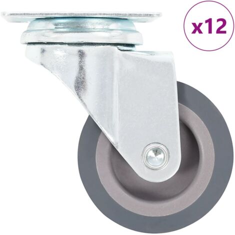 Ruedas giratorias 12 unidades 50 mm vidaXL