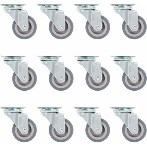 Ruedas giratorias 36 unidades 50 mm vidaXL
