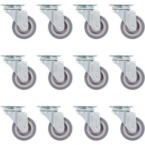 Ruedas giratorias 48 unidades 50 mm vidaXL