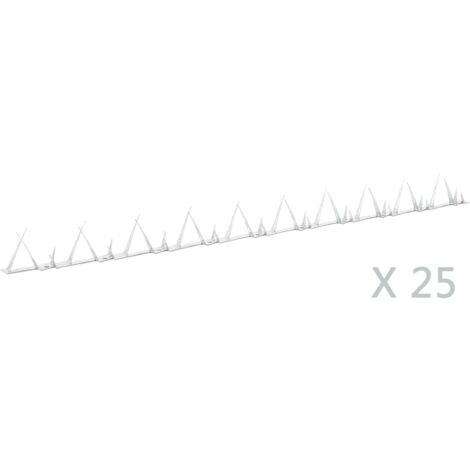 Pinchos de muro 25 unidades acero 1 m vidaXL