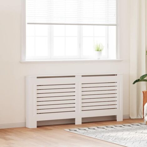 Cubierta para radiador MDF blanco 172x19x81,5 cm vidaXL