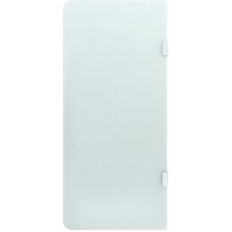Panel privacidad de urinario de pared vidrio templado 90x40 cm vidaXL